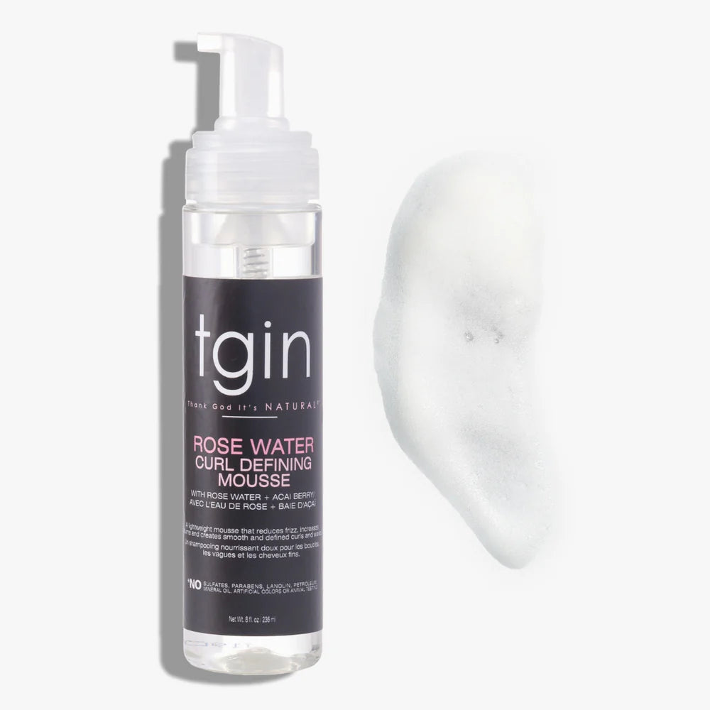 TGIN Rose Water Curl Defining Mousse 236ml TGIN