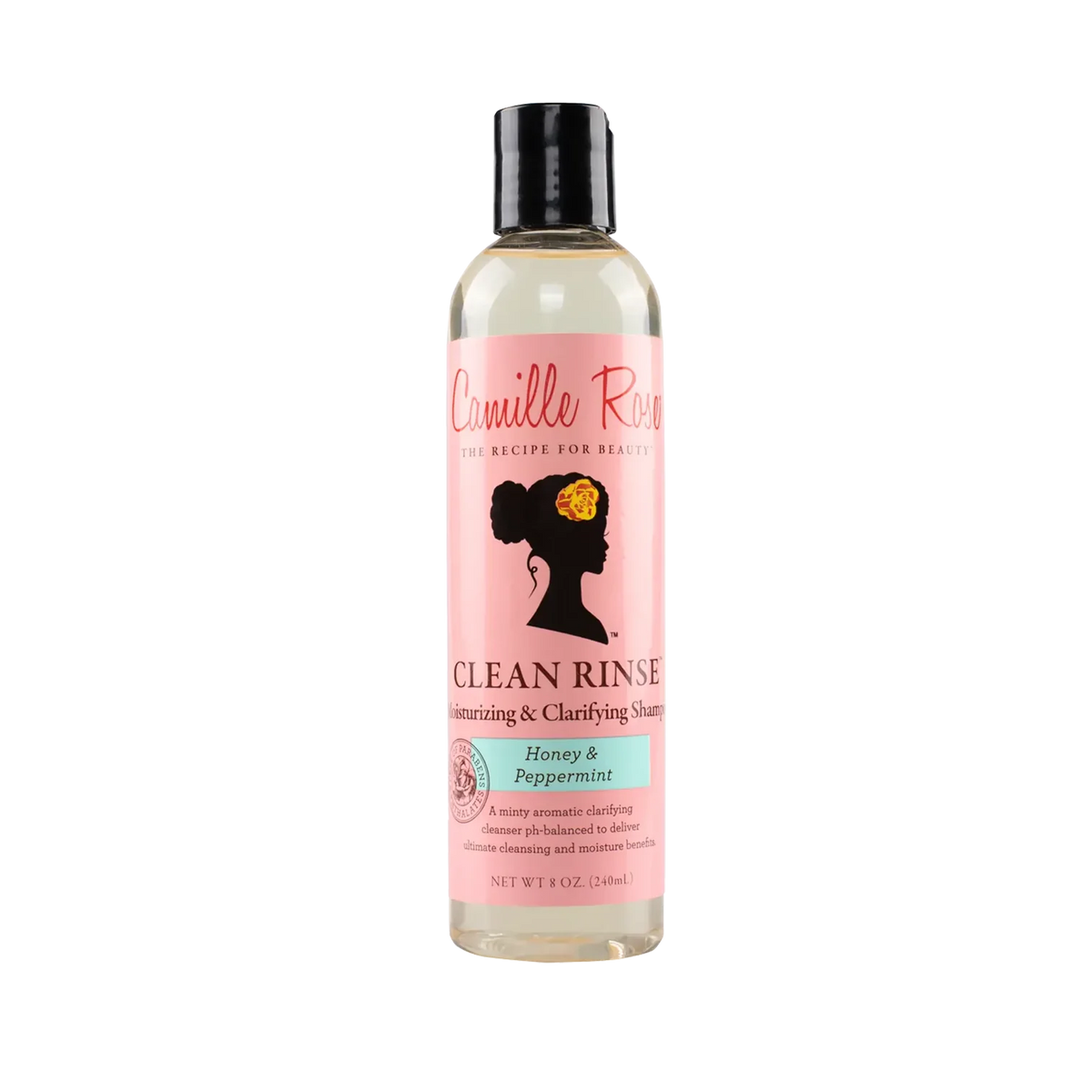 Camille Rose Honey & Peppermint Clean Rinse Moisturizing & Clarifying Shampoo 240ml Camille Rose