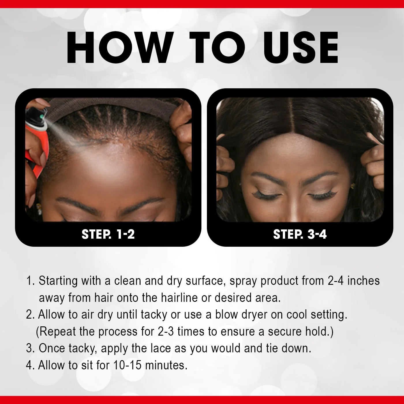 Ebin New York WONDER LACE BOND WIG ADHESIVE SPRAY - EXTREME FIRM HOLD 180ml Ebin New York