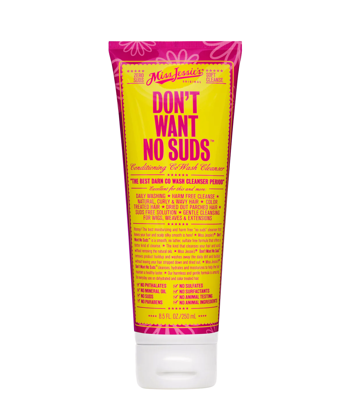 Miss Jessie's  Don’t Want No Suds - No Suds Shampoo 250ml Miss Jessie's