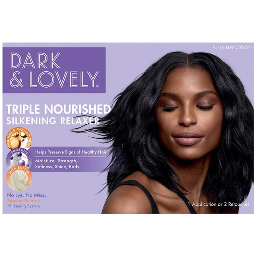 Dark and Lovely Relaxer Kit Regular Moisture Plus Dark and Lovely