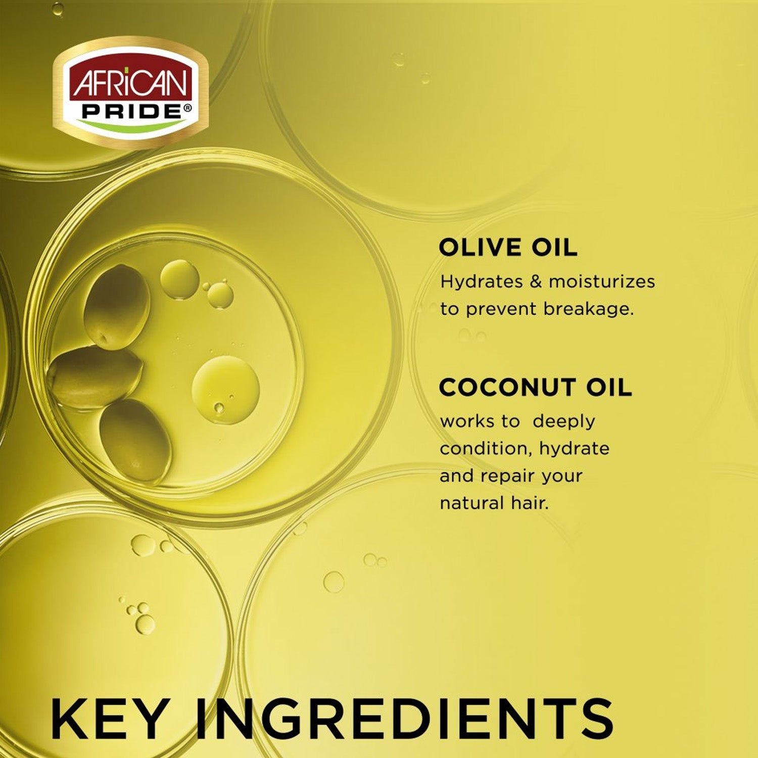 African Pride Dream Kids Olive Miracle Detangling Oil Moisturizer 237ml African Pride