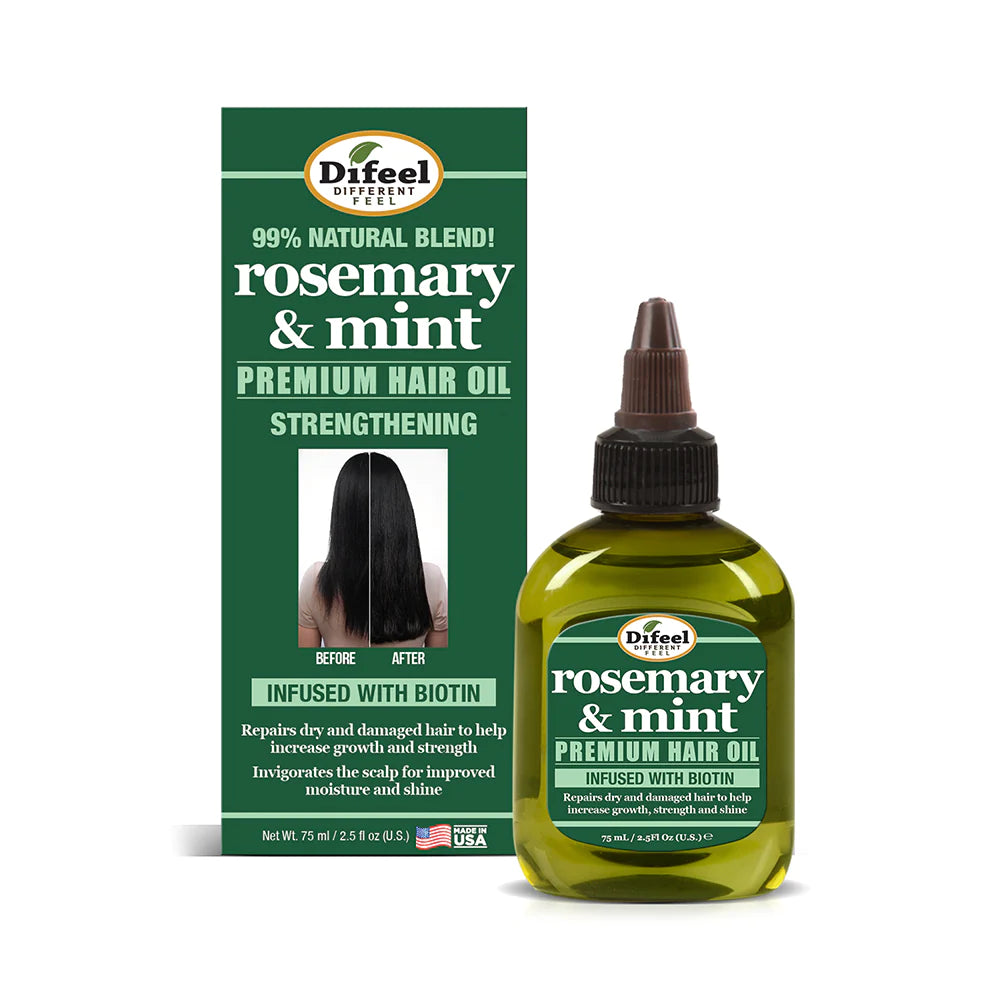 Difeel Rosemary & Mint Premium Hair Oil with Biotin 75ml Arlo`s