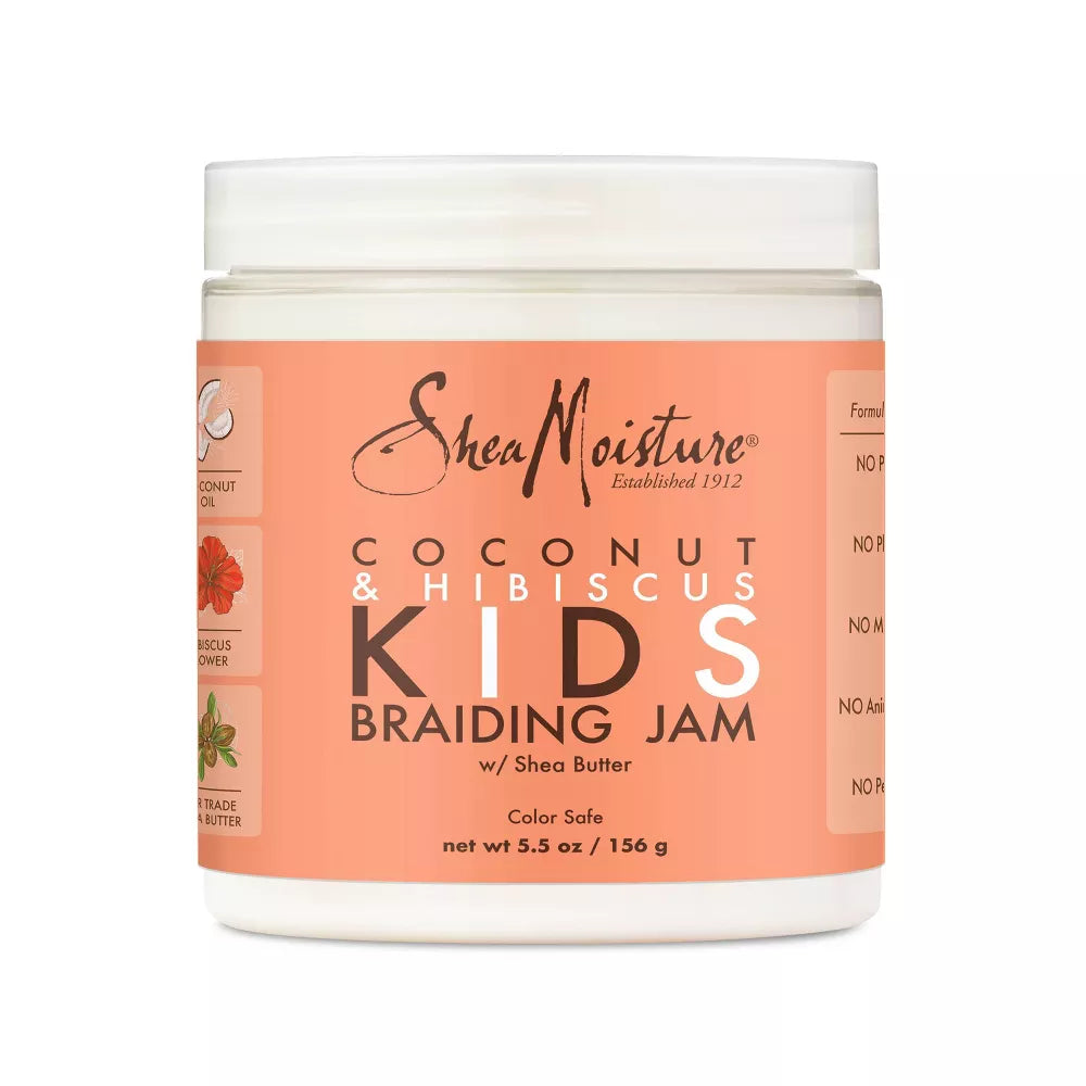 Shea Moisture Coconut & Hibiscus Kids Braiding Jam 156g Shea Moisture