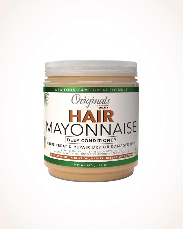 Africa's Best Organics Olive Oil Extra Virgin HAIR MAYONNAISE 426g Africa's Best