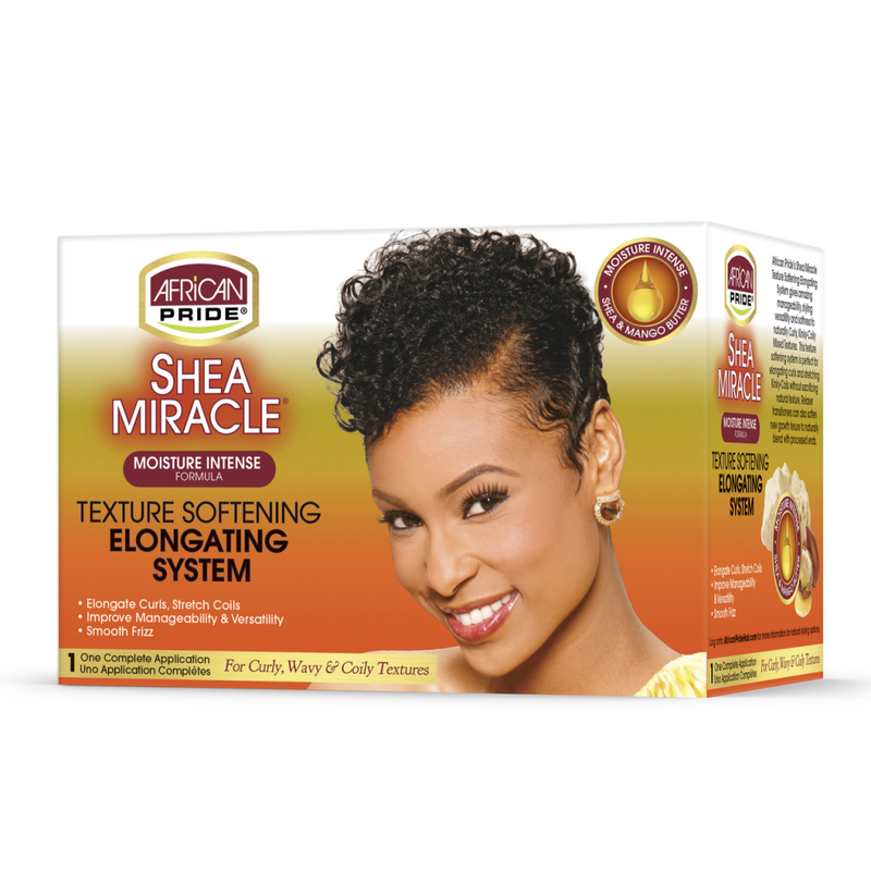 African Pride Shea Miracle Texture Softening Elongating System Kit African Pride