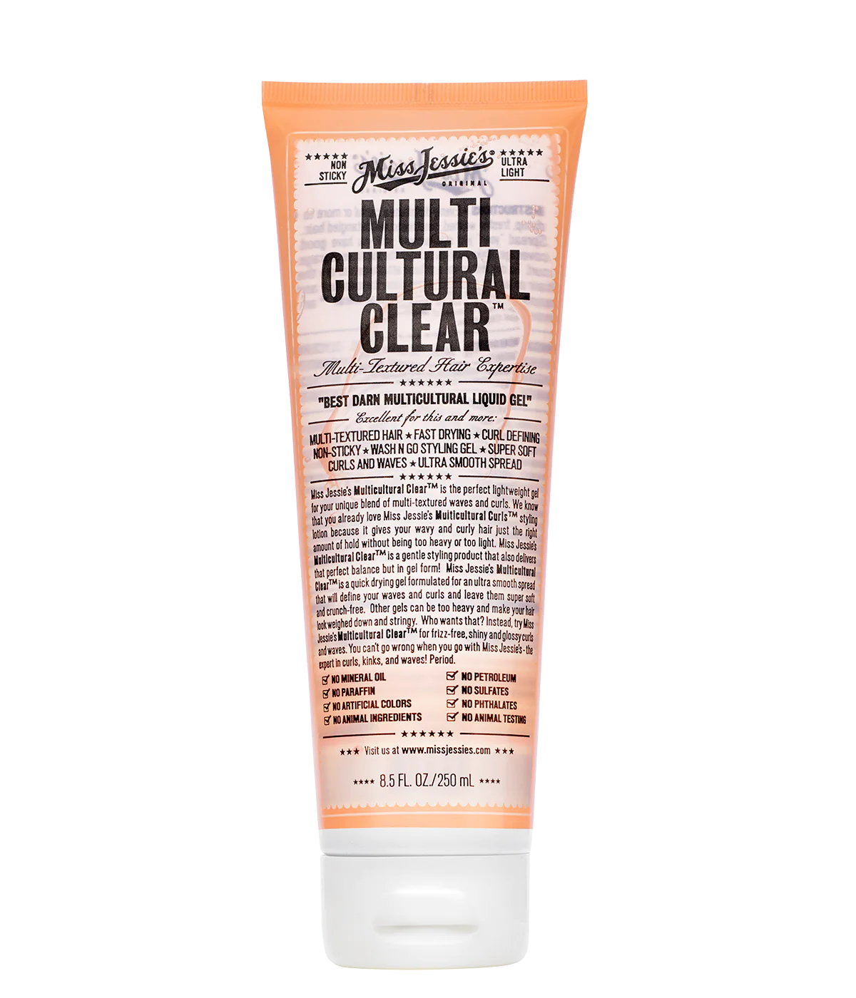 Miss Jessie's MULTICULTURAL CLEAR - CURL STYLING GEL 250ml Miss Jessie's