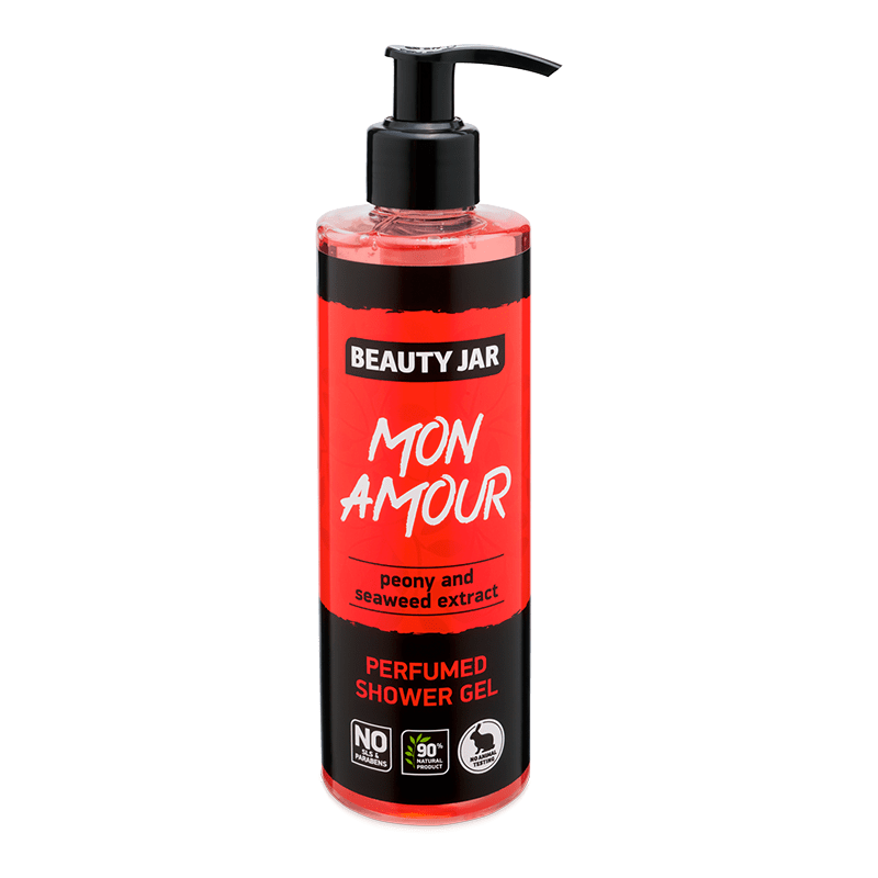 Beauty Jar Mon Amour Peony and Seaweed Extract Perfumed Shower Gel 250ml Beauty Jar