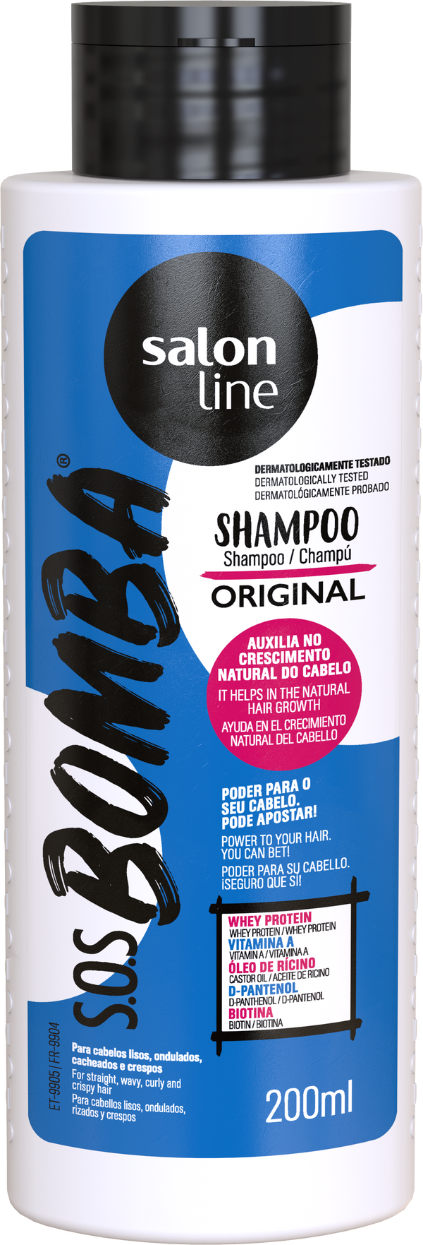 Salon Line S.O.S Bomba Original Shampoo 200ml + Conditioner 200ml Kit Salon Line