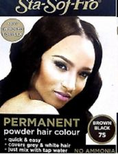 SSF Sta-Sof-Fro Hair Dye Powder 8g # 75 Brown Black Haarfarbe SSF