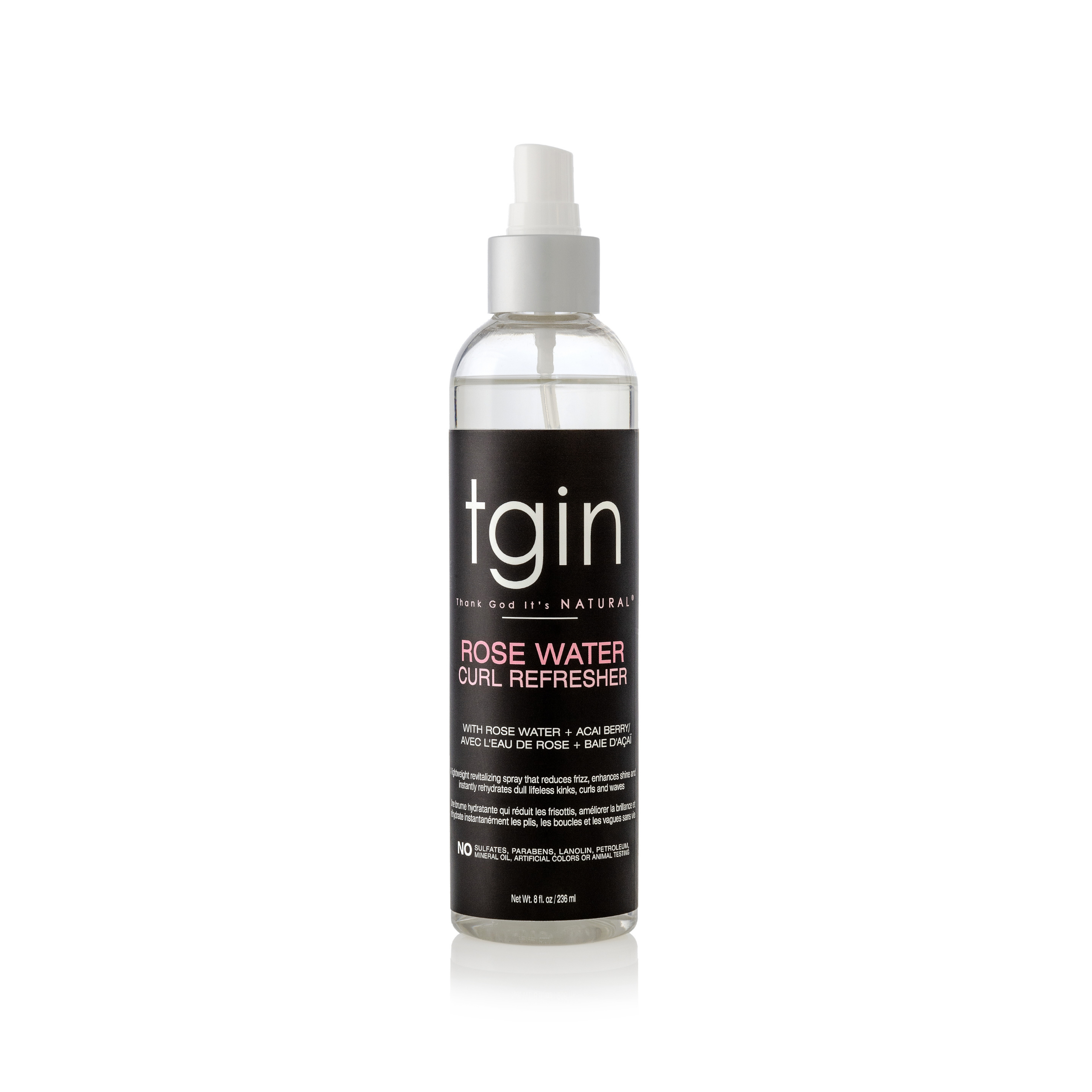 TGIN Rose Water Curl Refresher 236ml TGIN