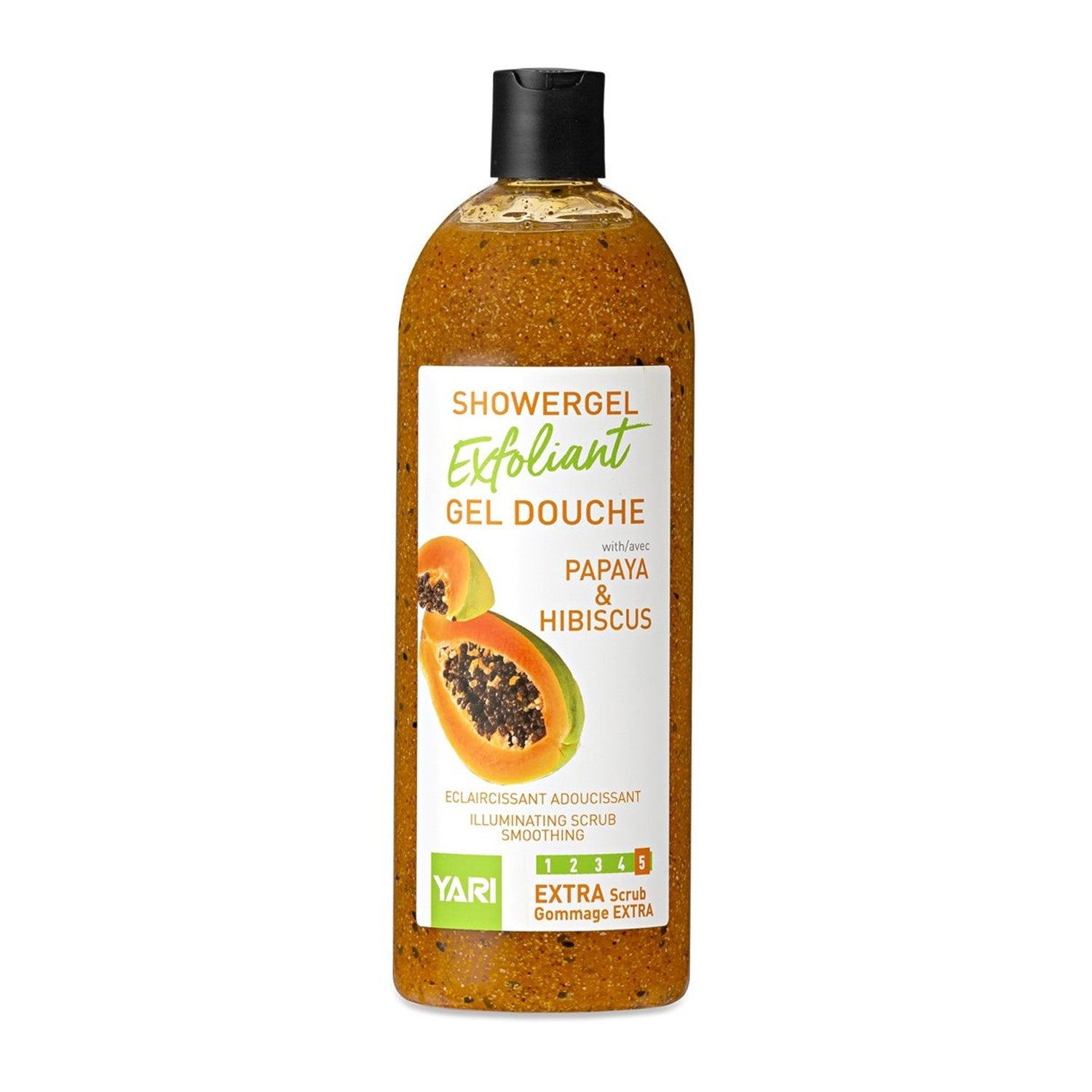 Yari Exfoliant Showergel Papaya & Hibiscus 1000ml Yari