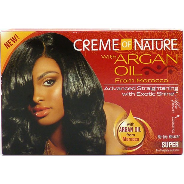 Creme of Nature Argan Oil Relaxer Kit Super Creme of Nature Argan Oil