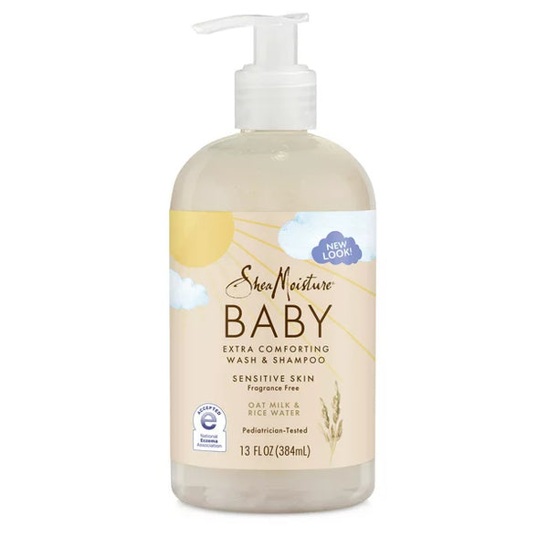 Shea Moisture Oat Milk & Rice Water Baby Wash & Shampoo 384ml Shea Moisture