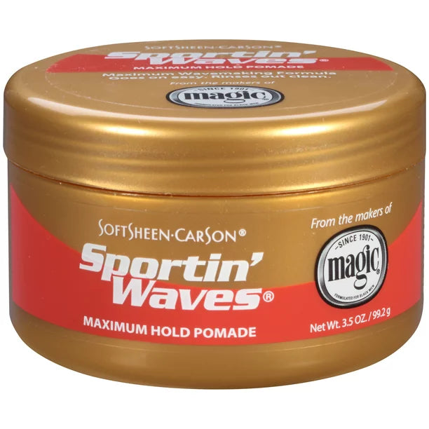 Sportin Waves Maximum Hold Pomade 99g Sportin Waves