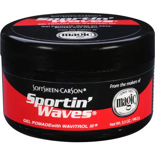Sportin Waves Gel Pomade with Wavitrol III 99g Sportin Waves