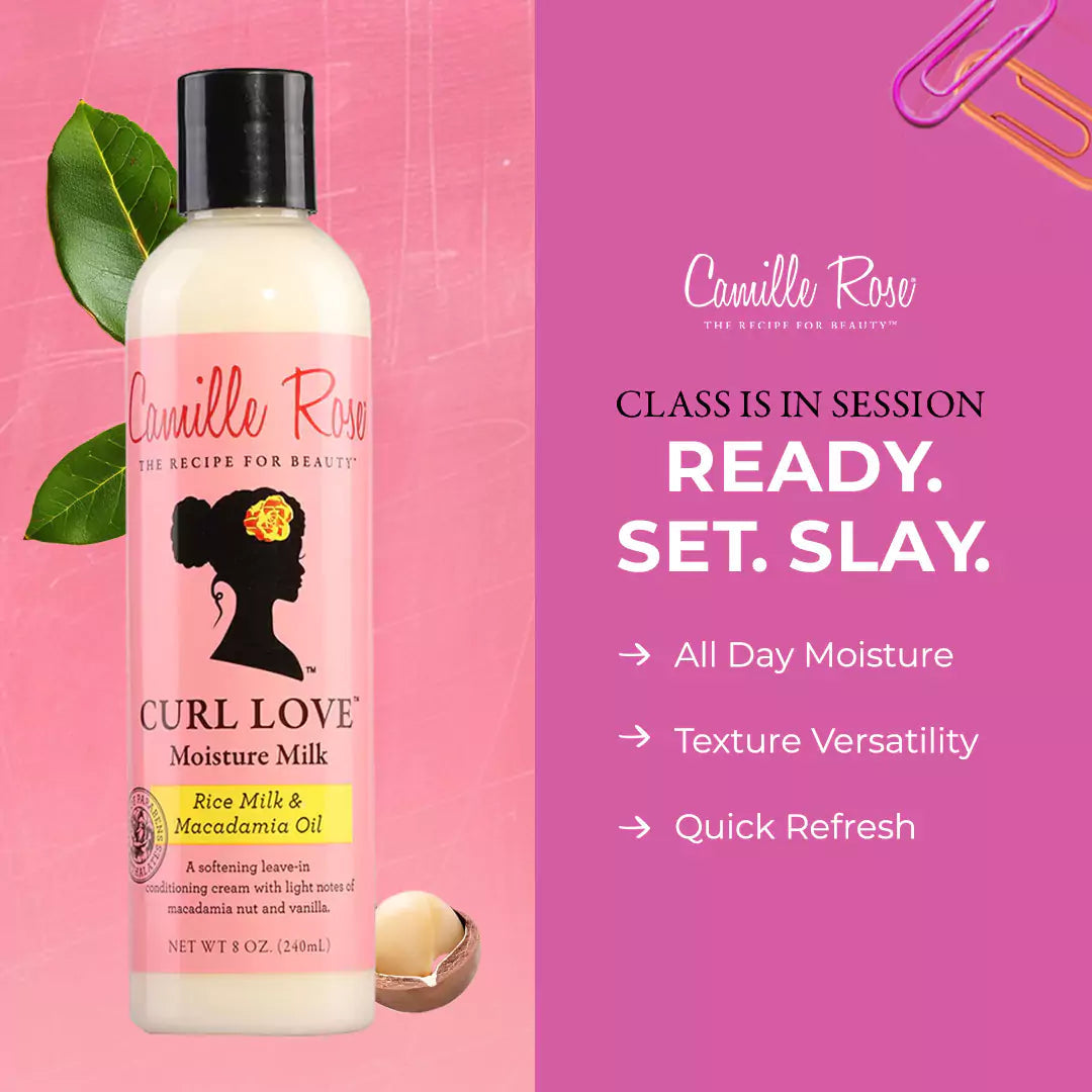 Camille Rose Rice Milk & Macadamia Oil Curl Love Moisture Milk 240ml Camille Rose