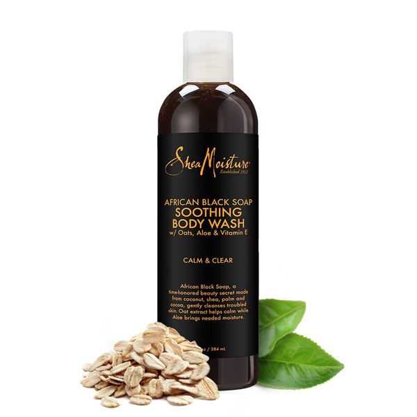 Shea Moisture African Black Soap Soothing Body Wash 384ml Shea Moisture