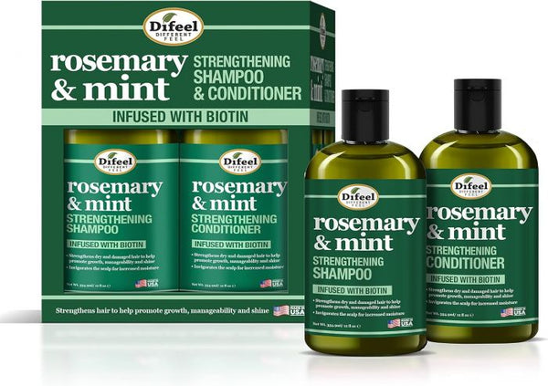 Difeel Rosemary & Mint Shampoo & Conditioner Kit Difeel