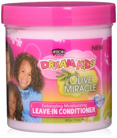 African Pride Dream Kids Olive Miracle Detangling Leave-In Conditioner 425g African Pride