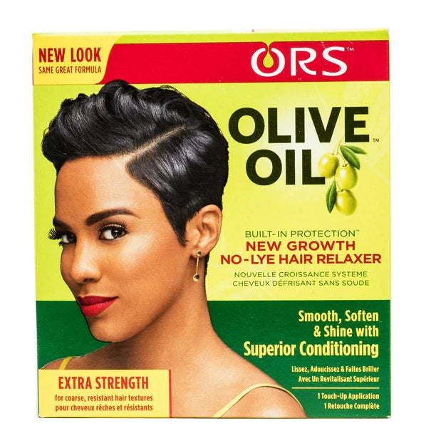 ORS Olive Oil Built-In Protection New Growth No-Lye Hair Relaxer - Extra Strength ORS