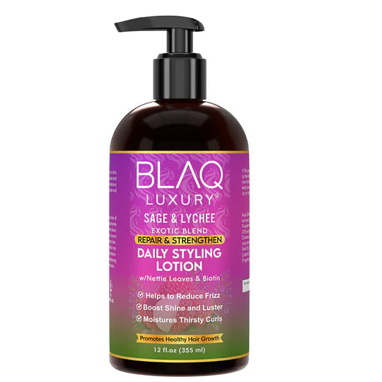 Blaq Luxury  Sage & Lychee Daily Styling Lotion 355ml Blaq Luxury