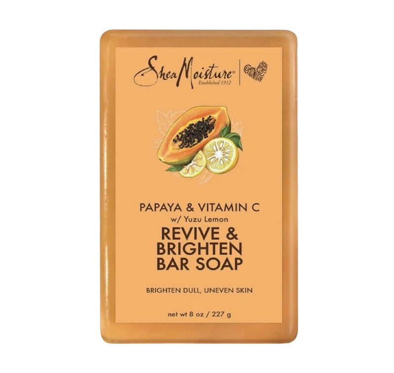 Shea Moisture Papaya & Vitamin C Revive & Brighten Bar Soap 227g Shea Moisture