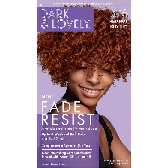 Dark and Lovely Fade-Resistant Hair Color 376 Red Hot Rythm - Haarfarbe Dark and Lovely