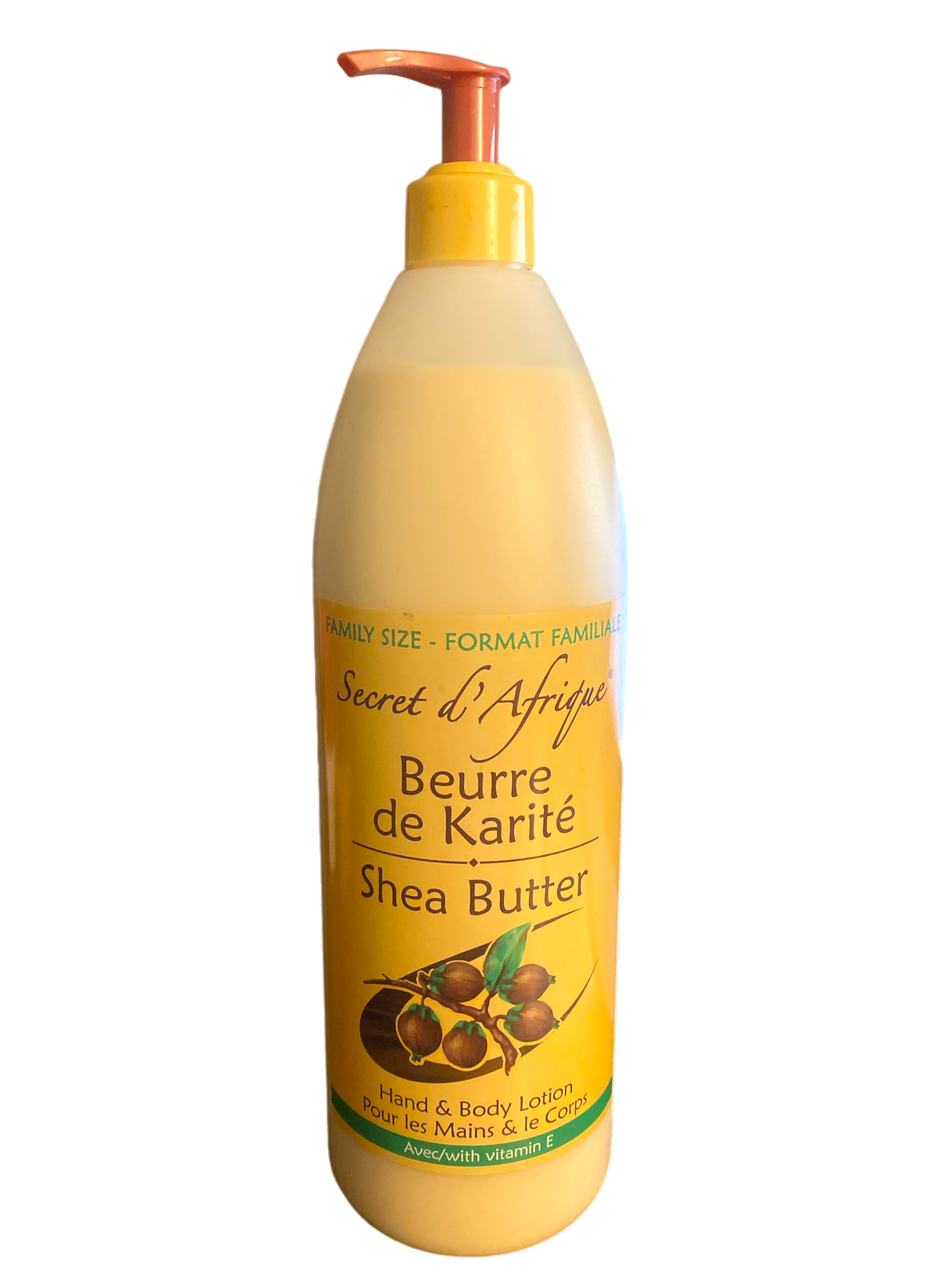 Secret d'Afrique Shea Butter Hand & Body Lotion 1 Liter Family size Secret d'Afrique