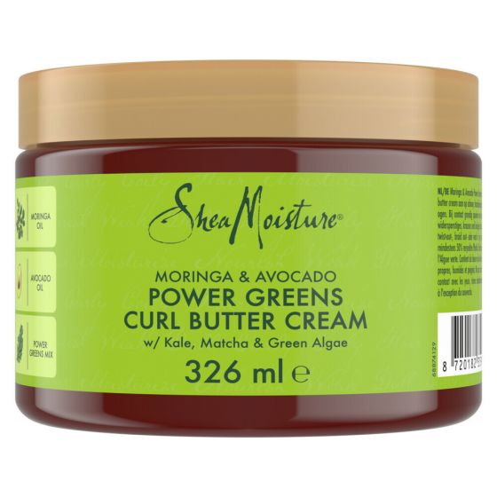 Shea Moisture MORINGA & AVOCADO POWER GREENS CURL CREAM 326ml Shea Moisture