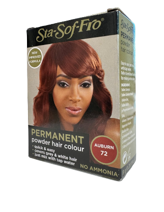 SSF Sta-Sof-Fro Hair Dye Powder 8g # # 72 Auburn Haarfarbe SSF