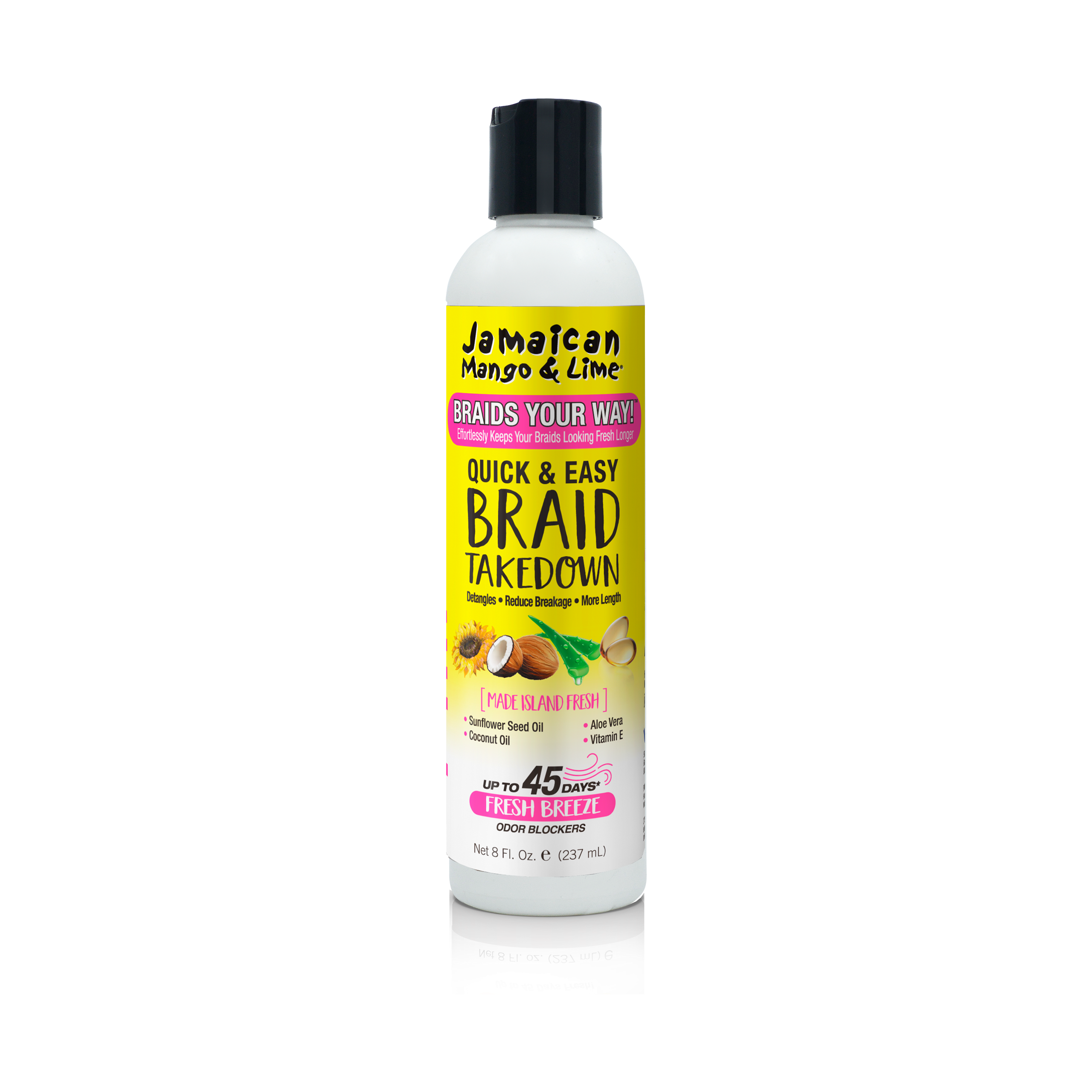 Jamaican Mango & Lime Quick & Easy Braid Takedown 237ml Jamaican Mango & Lime