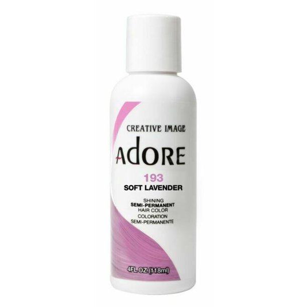 Adore Creative Image Semi Permanent Hair Color 193 Soft Lavender 118ml Adore