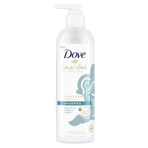 Dove Amplified Textures Hydrating Cleanse Shampoo 340ml Dove