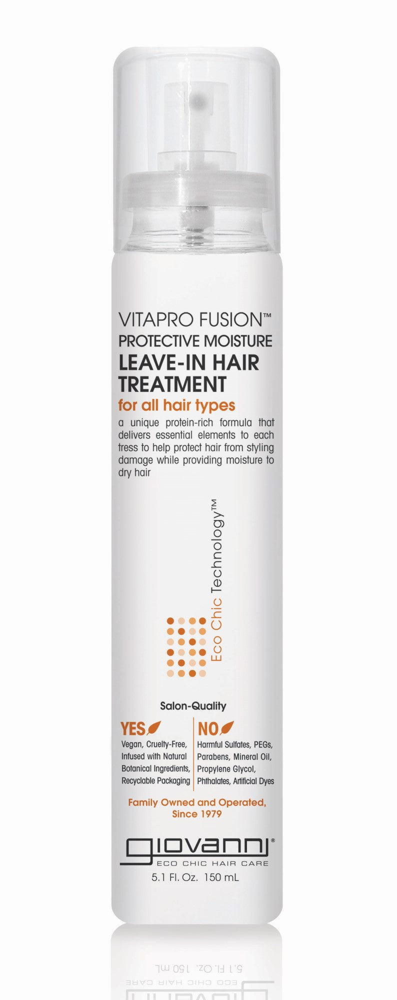 Giovanni VITAPRO FUSION™ PROTECTIVE MOISTURE LEAVE-IN HAIR TREATMENT 150ml Giovanni