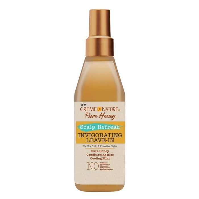 Creme of Nature Pure Honey Scalp Refresh Invigorating Leave In Spray 236ml Creme of Nature Pure Honey