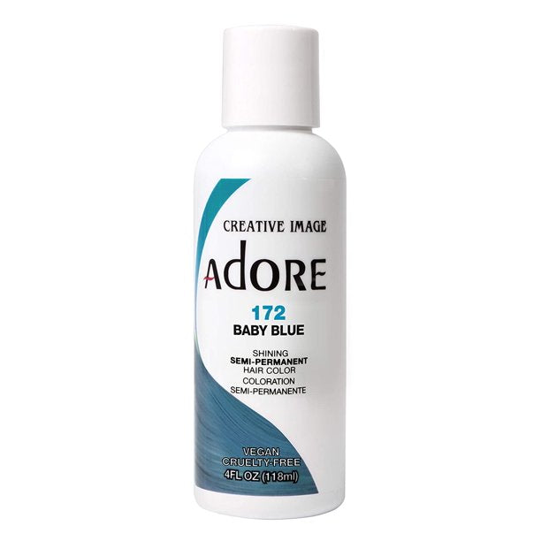 Adore Creative Image Semi Permanent Hair Color 172 Baby Blue 118ml Adore