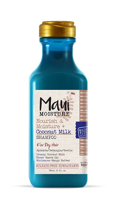 Maui Moisture Nourish & Moisture + Coconut Milk Shampoo 385ml Maui Moisture