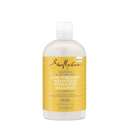 Shea Moisture Low Porosity Weightless Hydrating Shampoo 384ml Shea Moisture