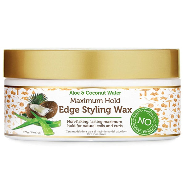African Pride Moisture Miracle Maximum Hold Edge Styling Wax 170g African Pride