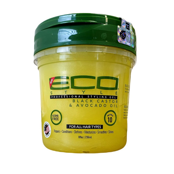 Eco Style Styling Gel Black Castor & Avocado Oil 236ml Eco Styler