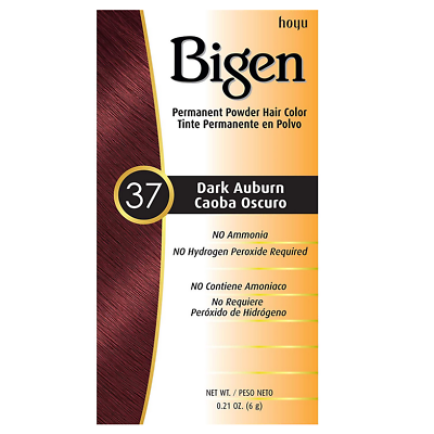 Bigen Hair Colour Dark Auburn 37 Permanent Powder - Permanente Haarfarbe 6g Bigen