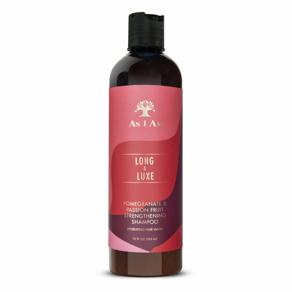 As I Am Long Luxe Pomegranate Passion Fruit Strengthening Shampoo 355ml As I Am