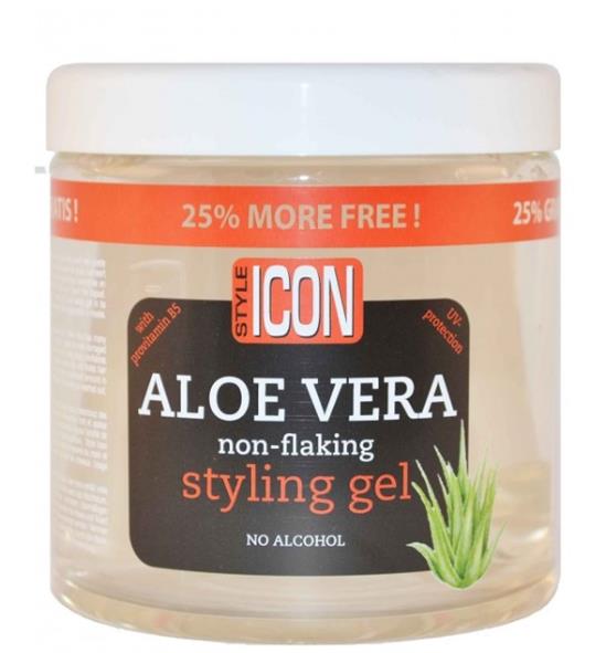 Style Icon Aloe Vera Non-Flaking Styling Gel 525 ml (25% Bonus) Style Icon