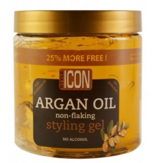 Style Icon Argan Oil Non-Flaking Styling Gel 525 ml (25% Bonus) Style Icon