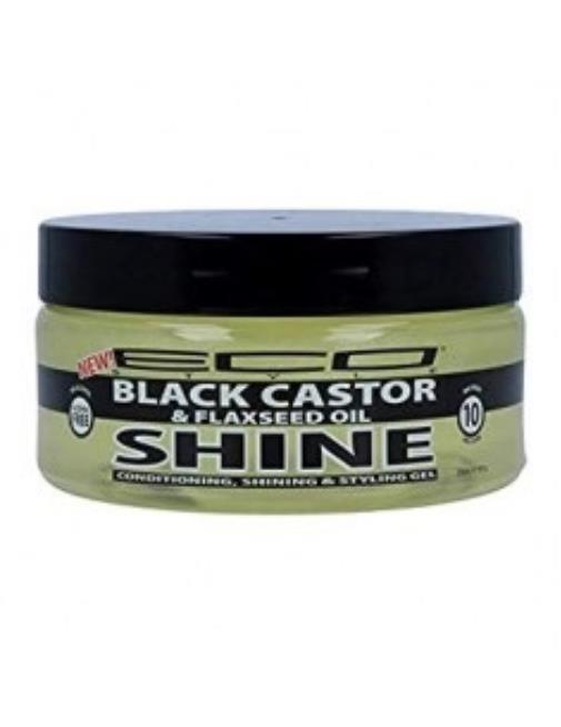 Eco Style Shine Black Castor Oil Styling Gel 236ml 8oz Eco Styler
