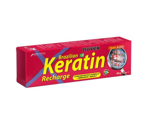 Novex Brazilian Keratin Recharge Leave In 80g Novex