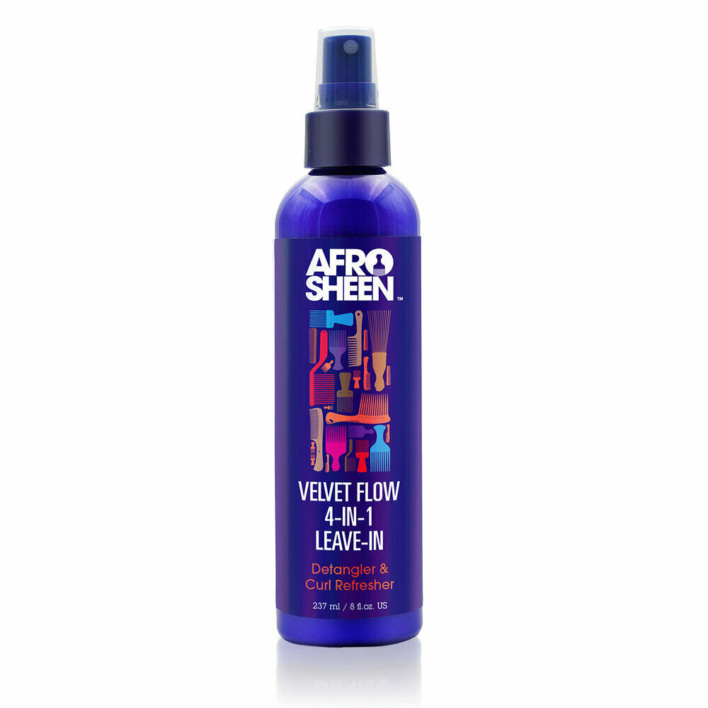 Afro Sheen Velvet Flow 4-In-1 leave-In Spray 237ml Afro Sheen