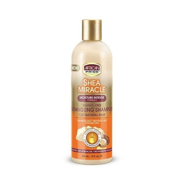 African Pride Shea Miracle Detangle Shampoo 355ml African Pride