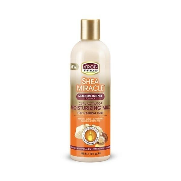 African Pride Shea Miracle Silky Curl Activator Hair Moisturizer 355ml African Pride